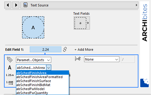 Archibites Multi Label Parameters